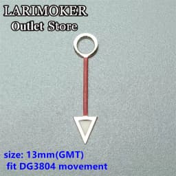 LARIMOKER Luminous GMT Watch Hands Fit Mingzhu DG 3804 NH34 ETA2836-2 Movement