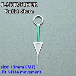 LARIMOKER Luminous GMT Watch Hands Fit Mingzhu DG 3804 NH34 ETA2836-2 Movement