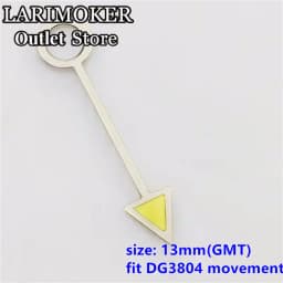 LARIMOKER Luminous GMT Watch Hands Fit Mingzhu DG 3804 NH34 ETA2836-2 Movement