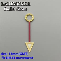 LARIMOKER Luminous GMT Watch Hands Fit Mingzhu DG 3804 NH34 ETA2836-2 Movement