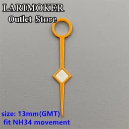 LARIMOKER Luminous GMT Watch Hands Fit Mingzhu DG 3804 NH34 ETA2836-2 Movement