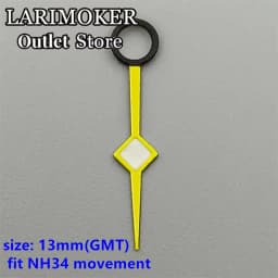 LARIMOKER Luminous GMT Watch Hands Fit Mingzhu DG 3804 NH34 ETA2836-2 Movement