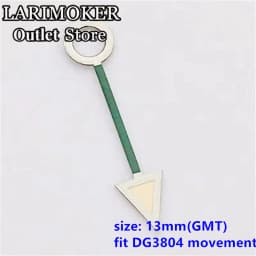 LARIMOKER Luminous GMT Watch Hands Fit Mingzhu DG 3804 NH34 ETA2836-2 Movement