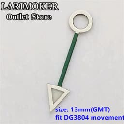 LARIMOKER Luminous GMT Watch Hands Fit Mingzhu DG 3804 NH34 ETA2836-2 Movement