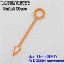 LARIMOKER Luminous GMT Watch Hands Fit Mingzhu DG 3804 NH34 ETA2836-2 Movement
