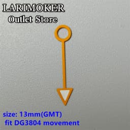 LARIMOKER Luminous GMT Watch Hands Fit Mingzhu DG 3804 NH34 ETA2836-2 Movement