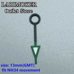 LARIMOKER Luminous GMT Watch Hands Fit Mingzhu DG 3804 NH34 ETA2836-2 Movement