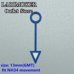 LARIMOKER Luminous GMT Watch Hands Fit Mingzhu DG 3804 NH34 ETA2836-2 Movement