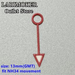 LARIMOKER Luminous GMT Watch Hands Fit Mingzhu DG 3804 NH34 ETA2836-2 Movement