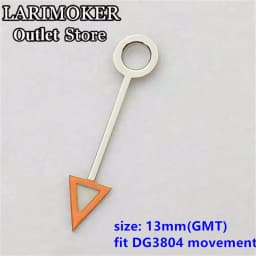 LARIMOKER Luminous GMT Watch Hands Fit Mingzhu DG 3804 NH34 ETA2836-2 Movement
