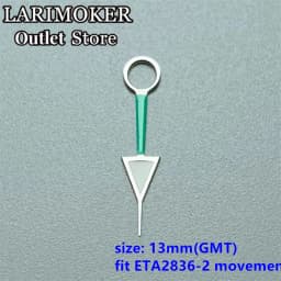 LARIMOKER Luminous GMT Watch Hands Fit Mingzhu DG 3804 NH34 ETA2836-2 Movement
