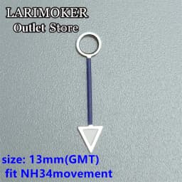 LARIMOKER Luminous GMT Watch Hands Fit Mingzhu DG 3804 NH34 ETA2836-2 Movement