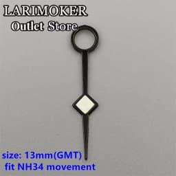 LARIMOKER Luminous GMT Watch Hands Fit Mingzhu DG 3804 NH34 ETA2836-2 Movement