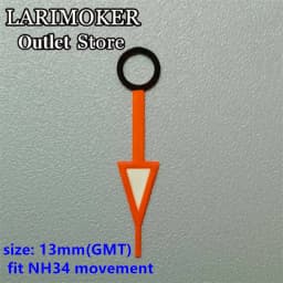 LARIMOKER Luminous GMT Watch Hands Fit Mingzhu DG 3804 NH34 ETA2836-2 Movement