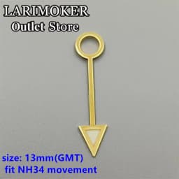LARIMOKER Luminous GMT Watch Hands Fit Mingzhu DG 3804 NH34 ETA2836-2 Movement