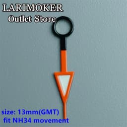 LARIMOKER Luminous GMT Watch Hands Fit Mingzhu DG 3804 NH34 ETA2836-2 Movement