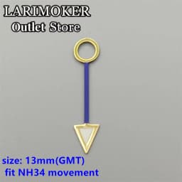 LARIMOKER Luminous GMT Watch Hands Fit Mingzhu DG 3804 NH34 ETA2836-2 Movement