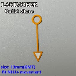 LARIMOKER Luminous GMT Watch Hands Fit Mingzhu DG 3804 NH34 ETA2836-2 Movement