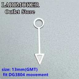 LARIMOKER Luminous GMT Watch Hands Fit Mingzhu DG 3804 NH34 ETA2836-2 Movement