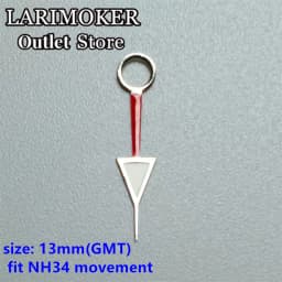 LARIMOKER Luminous GMT Watch Hands Fit Mingzhu DG 3804 NH34 ETA2836-2 Movement