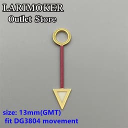 LARIMOKER Luminous GMT Watch Hands Fit Mingzhu DG 3804 NH34 ETA2836-2 Movement
