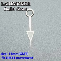 LARIMOKER Luminous GMT Watch Hands Fit Mingzhu DG 3804 NH34 ETA2836-2 Movement