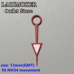 LARIMOKER Luminous GMT Watch Hands Fit Mingzhu DG 3804 NH34 ETA2836-2 Movement