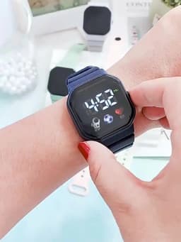 Kids Watch Sport LED Digital Watches Football Silicone Strap Waterproof Electronic Wristwatch for Children Boys Girls Gifts