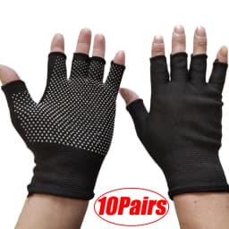 1/5/10Pairs Cycling Gloves Non-slip Touchscreen Half Finger Gloves Nylon Summer Outdoor Fitness Breathable Motorcycle Gloves