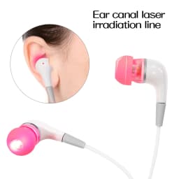 650nm LLLT Laser Therapy Rhinitis Sinusitis Tinnitus Ear Irradiation Laser Physiotherapy Earplug Otitis Media Deafness Treatment