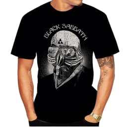 Summer fashion hot street hip-hop 3D printing trend cool black casual cool T-shirt