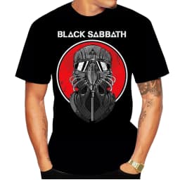 Summer fashion hot street hip-hop 3D printing trend cool black casual cool T-shirt