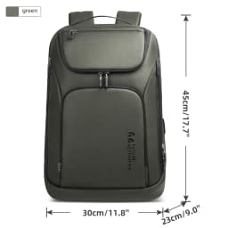 HK Travel Business Backpack for Men Large Capacity 17 Inch Laptop Backpack Multifunctional Anti-Theft Backpack Weekender Daypack