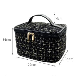 2026 New Women's Bag Knitted Style Makeup Bag Portable Portable Portable Makeup Bag Fashionable Large Storage Bag BX100