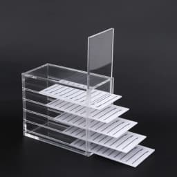 False Eyelash Storage Box Eyelash Organizer Pallet Lash Glue Display Pad Lash Stand Holder Grafted Eyelash Extension Makeup Tool