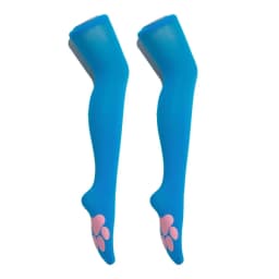 2Pcs/Pair 3D Paw Pad Stockings Over The Knee Solid Color Thigh High Socks for Women Kids Girls