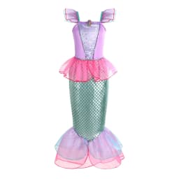 Mermaid Birthday Party Dress Summer Girl Mermaid Costume Carnival Anime Cosplay Outfits 2-10 Yrs Kids Fantasy Disguise Prom Gown