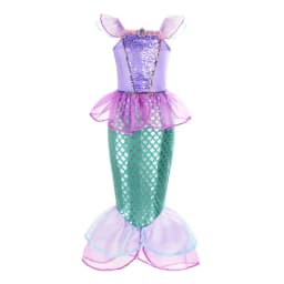 Mermaid Birthday Party Dress Summer Girl Mermaid Costume Carnival Anime Cosplay Outfits 2-10 Yrs Kids Fantasy Disguise Prom Gown