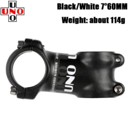 UNO Ultralight Bike Stem 7 17 Degree MTB Mountain Road Bicycle Stem 31.8mm 60/70/80/90/100/110/120/130mm Bicycle Kalloy Parts