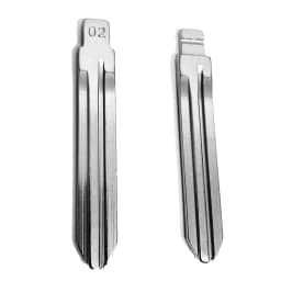 10PCS TOY43 TOY43AT Car Key Blade 02# KD Key Blade for KD VVDI KEYDIY XHORSE for Toyota Corolla Camry Aixo Hilux Wish Vios