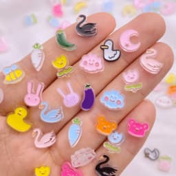 50pcs New Cute 9mm Resin Mini Penguin Series Flat back Stone Figurines DIY Wedding Scrapbook Manicure Accessories