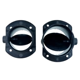 60mm 75mm Valve Flap Adjustable Air Diesel Heater Vent Ducting Branch Splitter Exhaust Pipe Outlet Joiner Connector For Car