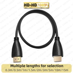 AIXXCO 0.5M 1.5M 1M 2M 3M 5M 10M Gold Plated HDMI-compatible Cable 1.4 1080p 3D Video Cables for HDTV Splitter Switcher