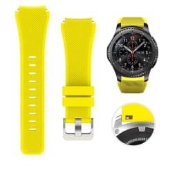 20mm 22mm Band for Samsung Galaxy Watch 3 4 5 46mm/42mm/active 2 Gear S3 Frontier/S2/Sport Silicone Bracelet Huawei GT 2 Strap