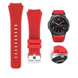 20mm 22mm Band for Samsung Galaxy Watch 3 4 5 46mm/42mm/active 2 Gear S3 Frontier/S2/Sport Silicone Bracelet Huawei GT 2 Strap