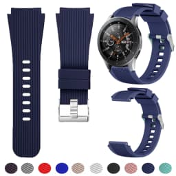 22mm Silicone Bands for Samsung Galaxy Watch 3 45mm/Gear S3 Classic/Frontier/Huawei Watch GT 2 3 Pro 46mm Amazfit GTR/Pace Strap