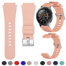 22mm Silicone Bands for Samsung Galaxy Watch 3 45mm/Gear S3 Classic/Frontier/Huawei Watch GT 2 3 Pro 46mm Amazfit GTR/Pace Strap
