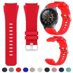 22mm Silicone Bands for Samsung Galaxy Watch 3 45mm/Gear S3 Classic/Frontier/Huawei Watch GT 2 3 Pro 46mm Amazfit GTR/Pace Strap