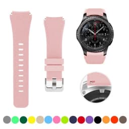 22mm Silicone Bands for Samsung Galaxy Watch 3 45mm/Gear S3 Classic/Frontier/Huawei Watch GT 2 3 Pro 46mm Amazfit GTR/Pace Strap