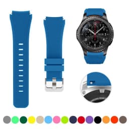 22mm Silicone Bands for Samsung Galaxy Watch 3 45mm/Gear S3 Classic/Frontier/Huawei Watch GT 2 3 Pro 46mm Amazfit GTR/Pace Strap